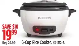 Canadian Tire Black + Decker 6-Cup Rice Cooker offer