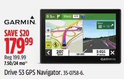Canadian Tire Drive 53 GPS Navigator offer