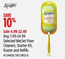 Canadian Tire Selected WetJet Floor Cleaners, Starter Kit, Duster and Refills offer