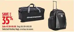 Canadian Tire Selected Hockey Bags offer