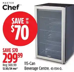 Canadian Tire MASTER Chef 115-Can Beverage Centre offer
