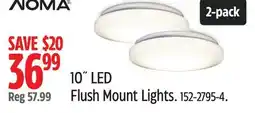 Canadian Tire 10 LED Flush Mount Lights offer