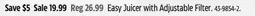 Canadian Tire Starfrit Easy Juicer with Adjustable Filter offer