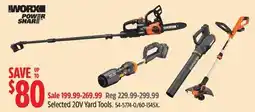Canadian Tire Selected 20V Yard Tools offer