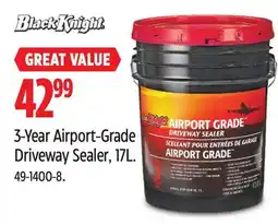 Canadian Tire Black Knight 3-Year Airport-Grade Driveway Sealer offer