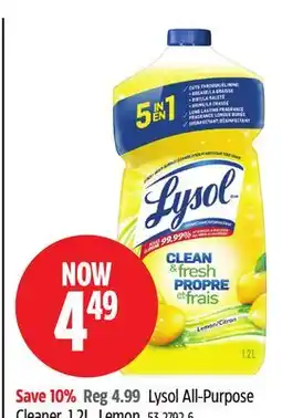 Canadian Tire Lysol All-Purpose Cleaner offer
