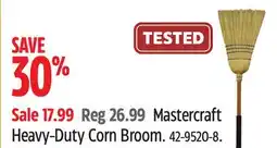 Canadian Tire Mastercraft Heavy-Duty Corn Broom offer