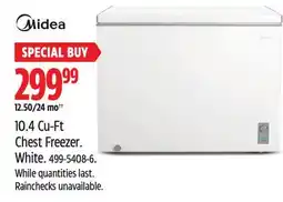 Canadian Tire 10.4 Cu Ft Chest Freezer offer