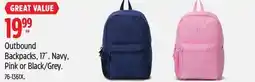Canadian Tire Outbound Backpacks offer