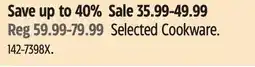 Canadian Tire Selected Cookware offer
