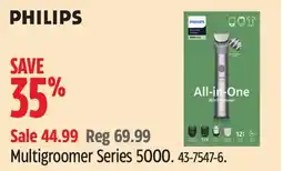 Canadian Tire Philips Multigroomer Series 5000 offer