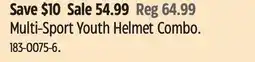 Canadian Tire Multi-Sport Youth Helmet Combo offer