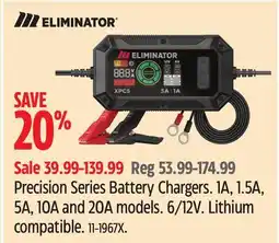 Canadian Tire Precision Series Battery Chargers offer
