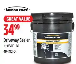 Canadian Tire Armor Coat Driveway Sealer, 2-Year, 17L offer