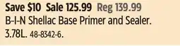Canadian Tire B-I-N Shellac Base Primer and Sealer offer
