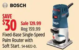 Canadian Tire Fixed-Base Single-Speed Palm Router with Soft Start offer
