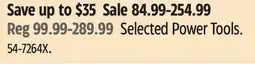 Canadian Tire Selected Bosch Power Tools offer