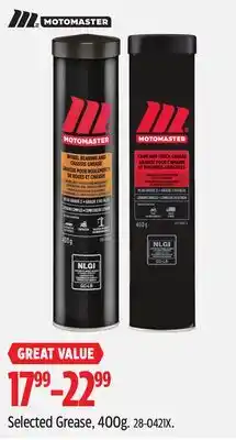 Canadian Tire Motomaster Selected Grease offer