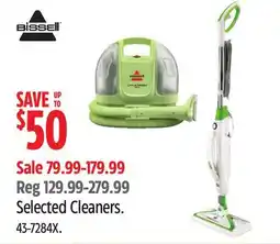 Canadian Tire Bissell Selected Cleaners offer