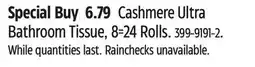 Canadian Tire Cashmere Ultra Bathroom Tissue offer