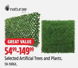 Canadian Tire Selected Artificial Trees and Plants offer