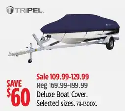 Canadian Tire Deluxe Boat Cover offer