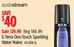 Canadian Tire E-Terra One-Touch Sparkling Water Maker offer