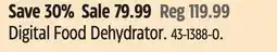 Canadian Tire Digital Food Dehydrator offer