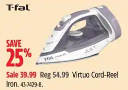 Canadian Tire T-fal Virtuo Cord-Reel Iron offer