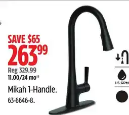 Canadian Tire Moen Mikah 1-Handle offer