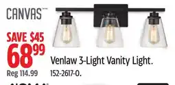 Canadian Tire Venlaw 3-Light Vanity Light offer