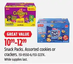 Canadian Tire Snack Packs offer
