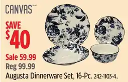 Canadian Tire Canvas Augusta Dinnerware Set offer