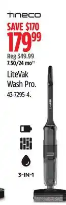 Canadian Tire Tineco LiteVak Wash Pro offer