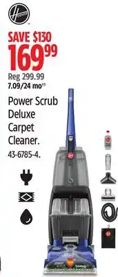 Canadian Tire Power Scrub Deluxe Carpet Cleaner offer