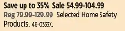 Canadian Tire Selected Home Safety Products offer