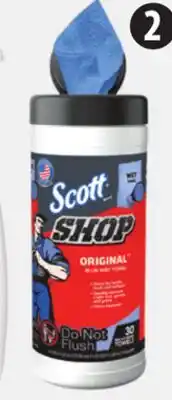 Canadian Tire Scott Original All-Purpose Blue Wet Shop Towel offer