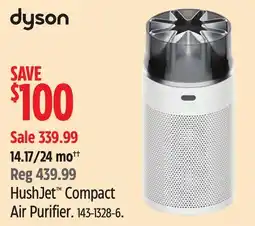 Canadian Tire HushJet Compact Air Purifier offer