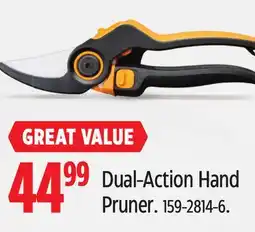 Canadian Tire Fiskars Dual-Action Hand Pruner offer