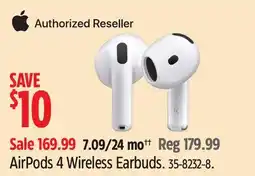 Canadian Tire AirPods 4 Wireless Earbuds offer