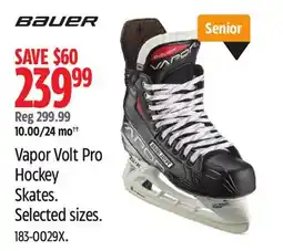 Canadian Tire Vapor Volt Pro Hockey Skates offer