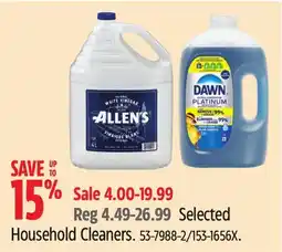 Canadian Tire Selected Household Cleaners offer
