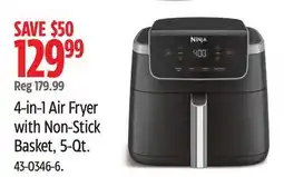 Canadian Tire NINJA 4-in-1 Air Fryer with Non-Stick Basket, 5-Qt offer