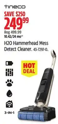 Canadian Tire TINECO H2O Hammerhead Mess Detect Cleaner offer