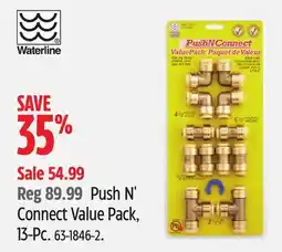Canadian Tire Push N' Connect Value Pack offer