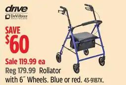 Canadian Tire Rollator with 6˝Wheels offer