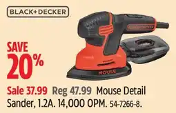 Canadian Tire BLACK+DECKER Mouse Detail Sander offer
