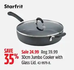 Canadian Tire Starfrit 30cm Jumbo Cooker with Glass Lid offer