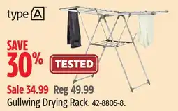 Canadian Tire Gullwing Drying Rack offer