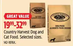 Canadian Tire Country Harvest Dog and Cat Food offer